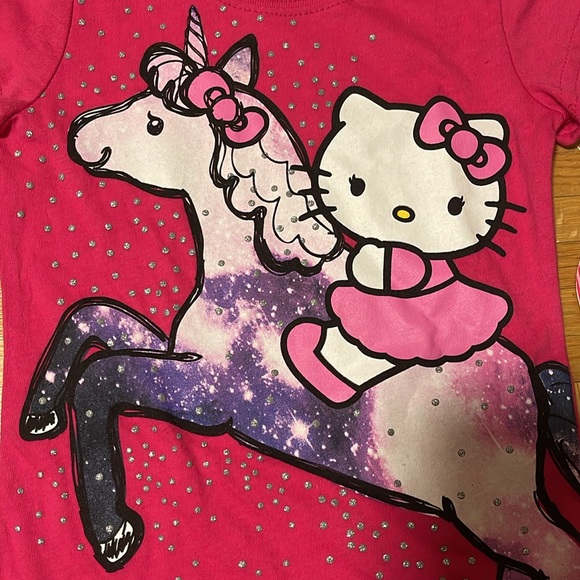 Brand new with tag Size XS 4/5 Hello Kitty Top - Picture 2 of 5